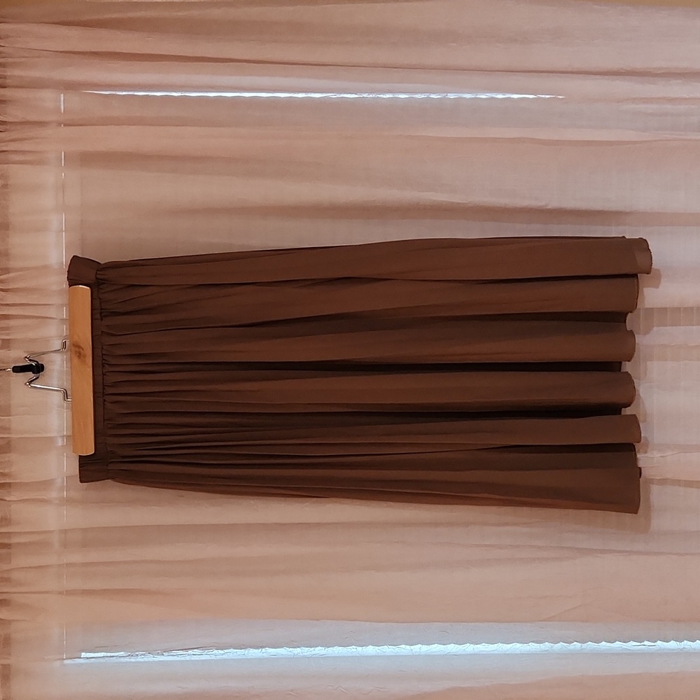 Medium Shein High Waist Pleated Skirt Midi Swing Skirt